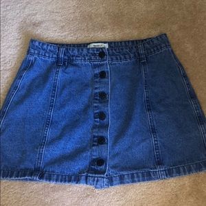 DENIM MINI SKIRT